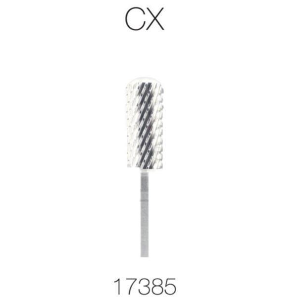 Cre8tion Nail Drill Tip - 2 Way Carbide 3/32" Silver Small Barrel Round Top - Universal Nail Supplies