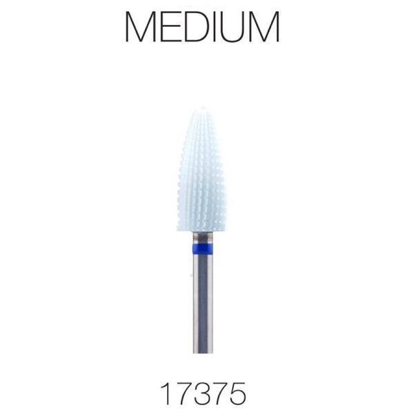 Cre8tion ceramic nail drill bit for gel removal, 3/32 inch nail filing bit for professional nail art and manicure tools