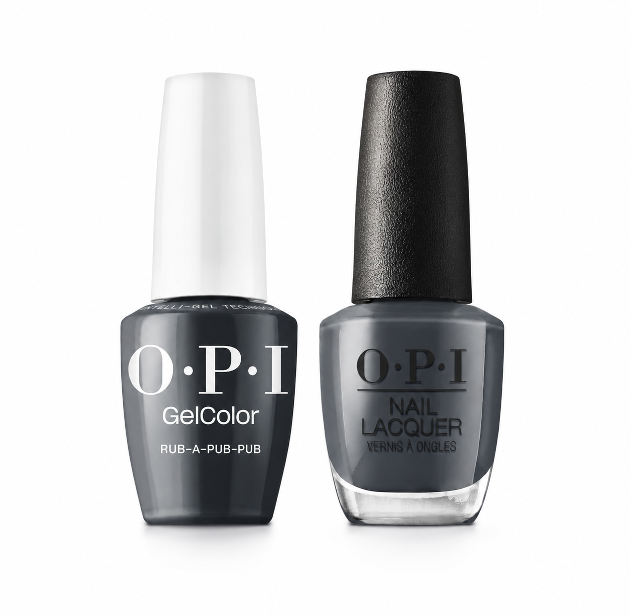 OPI GelColor Intelli-Gel + Matching Lacquer Rub-a-Pub-Pub GCU18