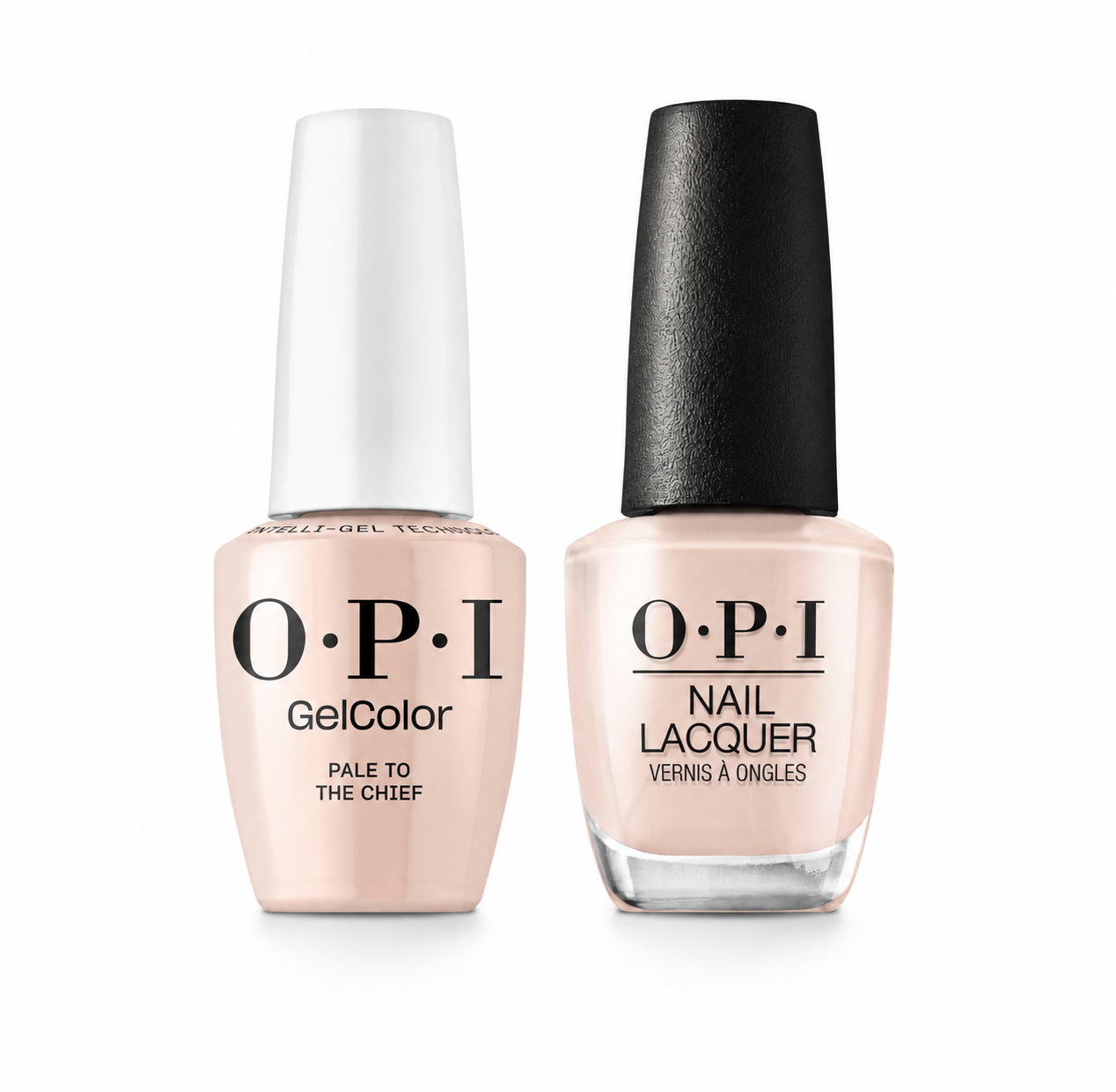 OPI GelColor Intelli-Gel + Matching Lacquer Pale To The Chief GCW57