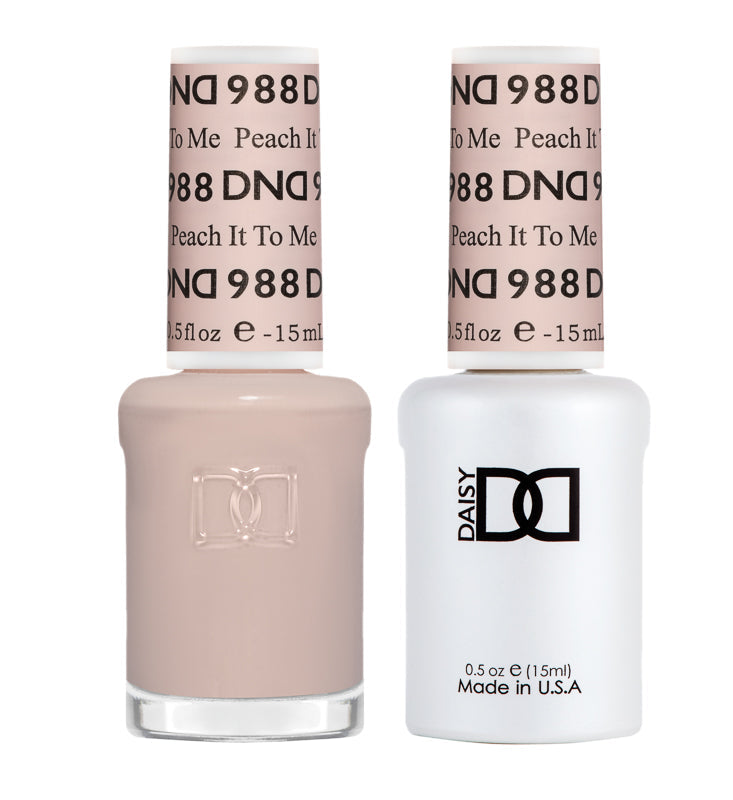DND Daisy Gel Duo - Peach It To Me #988 - Universal Nail Supplies
