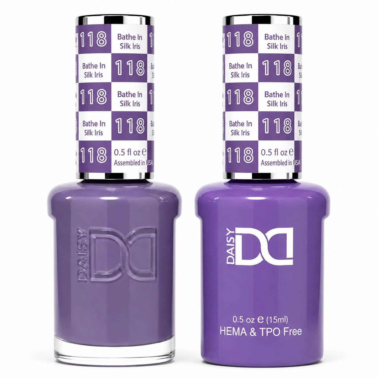 DND HEMA-TPO Free Gel & Lacquer Bathe In Silk Iris 118