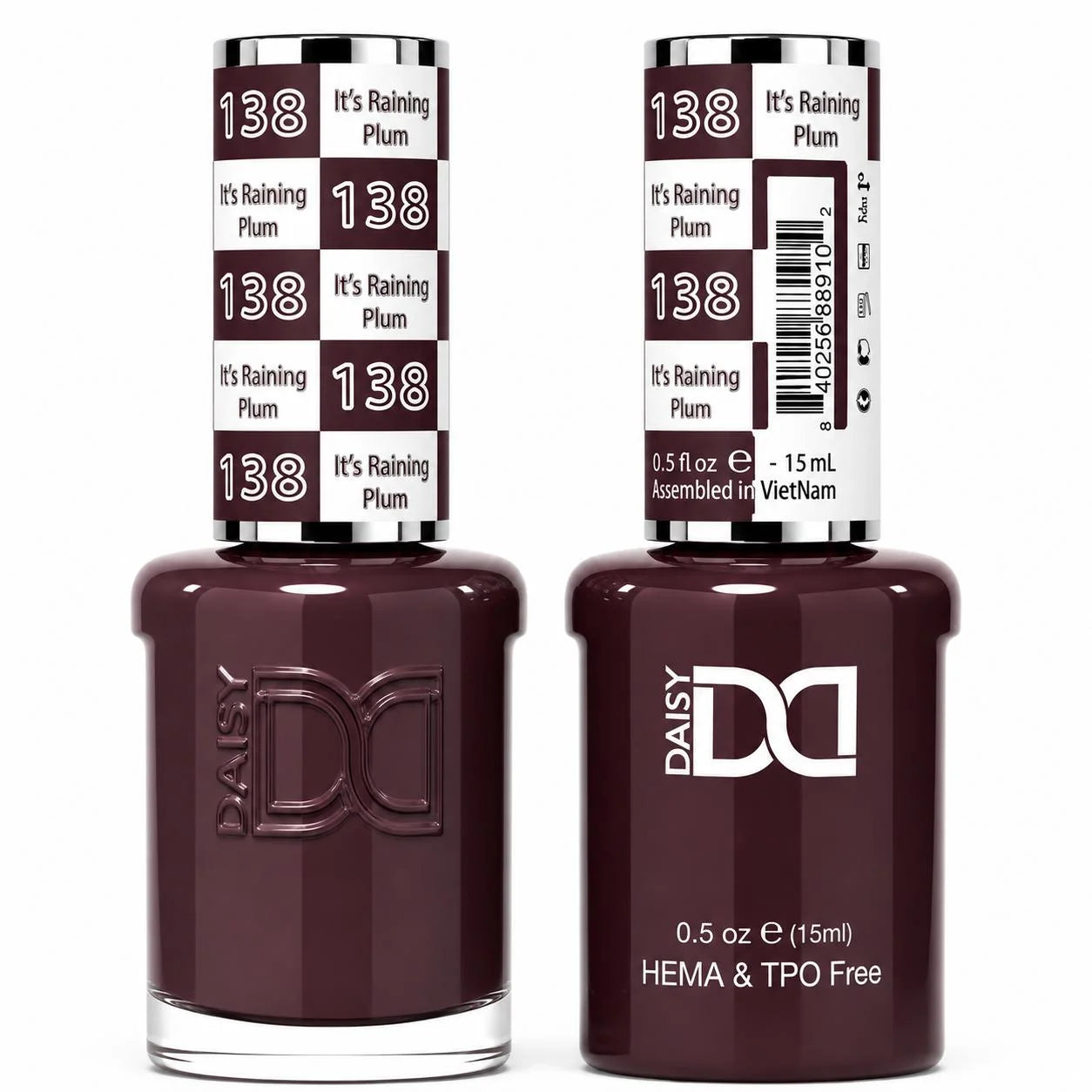 DND HEMA-TPO Free Gel & Lacquer It’s Raining Plum 138