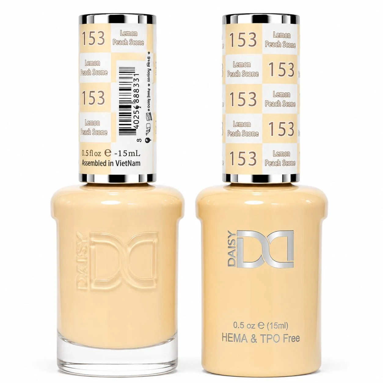 DND HEMA-TPO Free Gel & Lacquer Lemon Peach Scone 153