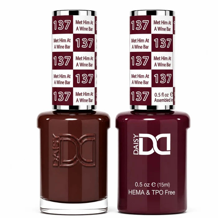DND HEMA-TPO Free Gel & Lacquer Met Him At A Wine Bar 137