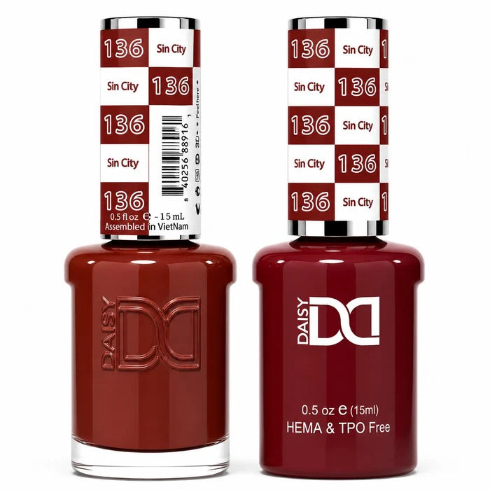 DND HEMA-TPO Free Gel & Lacquer Sin City 136