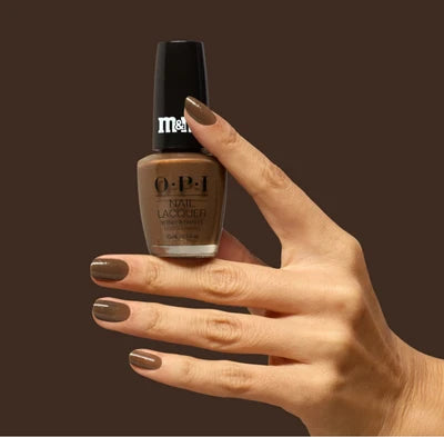 OPI M&M'S Nail Lacquer Choco-lotta Cheer HPT04 0.5 oz