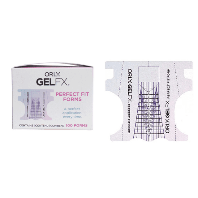 Orly Gel FX - Perfect Fit Forms - 100 Pcs (Dispensing Box) - Universal Nail Supplies