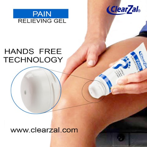 ClearZal® Pain Relieving Gel Hands-Free Tube