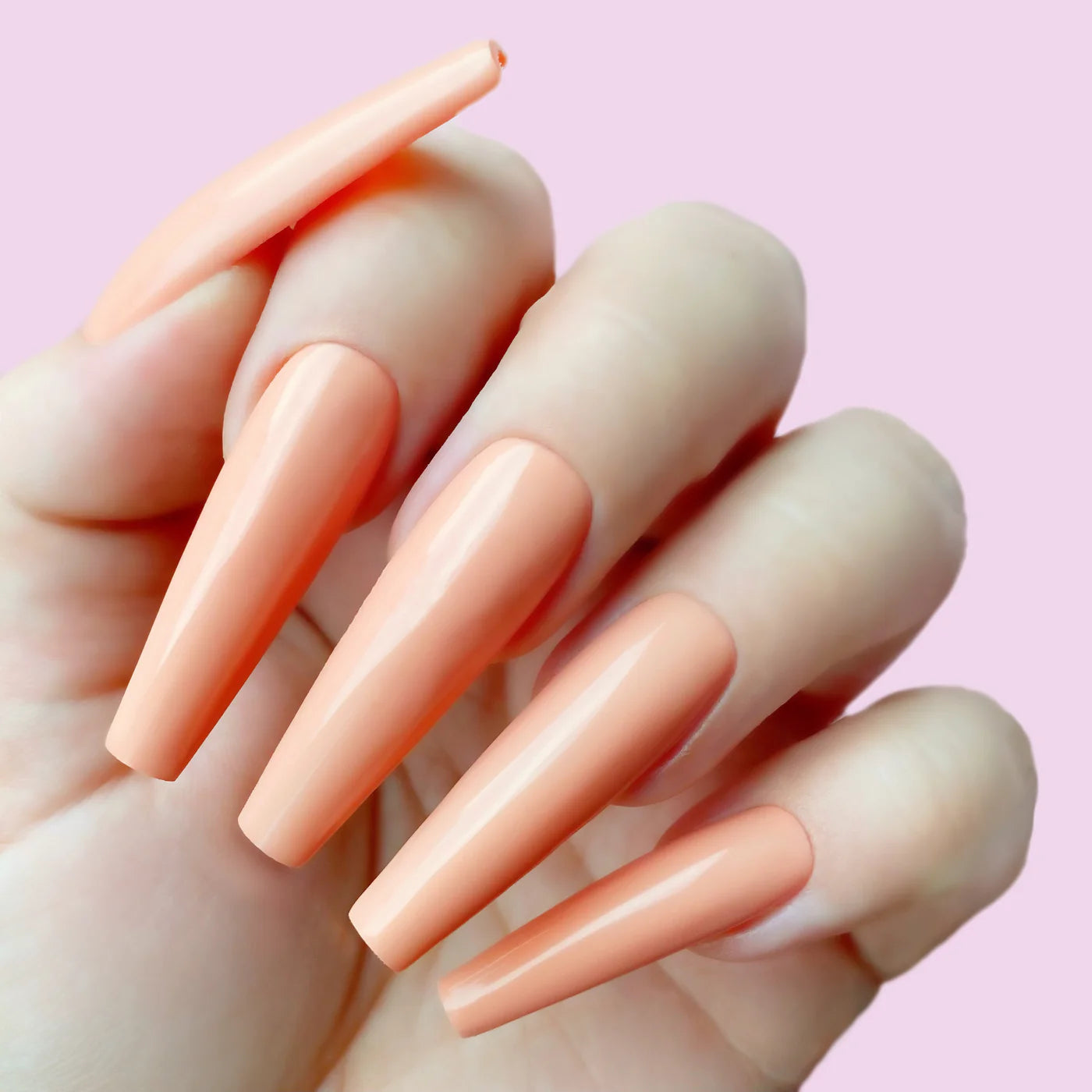Kiara Sky Gel + Matching Lacquer - Peach Bum #5105 (Clearance) - Universal Nail Supplies