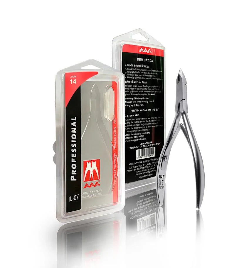 AAA Cuticle Nipper Size IL-07 -14 Jaw - Universal Nail Supplies