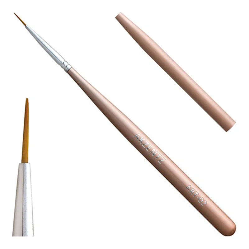 Luxio Akzéntz Art Liner 9mm #2 for Luxio treatment, black eyeliner pen with precise tip for detailed eye makeup application.