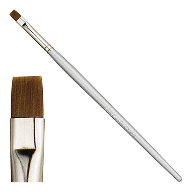 Luxio Akzéntz Classic Brush Square #107 for Luxio treatment, showing a close-up of the square brush with bristles and handle.