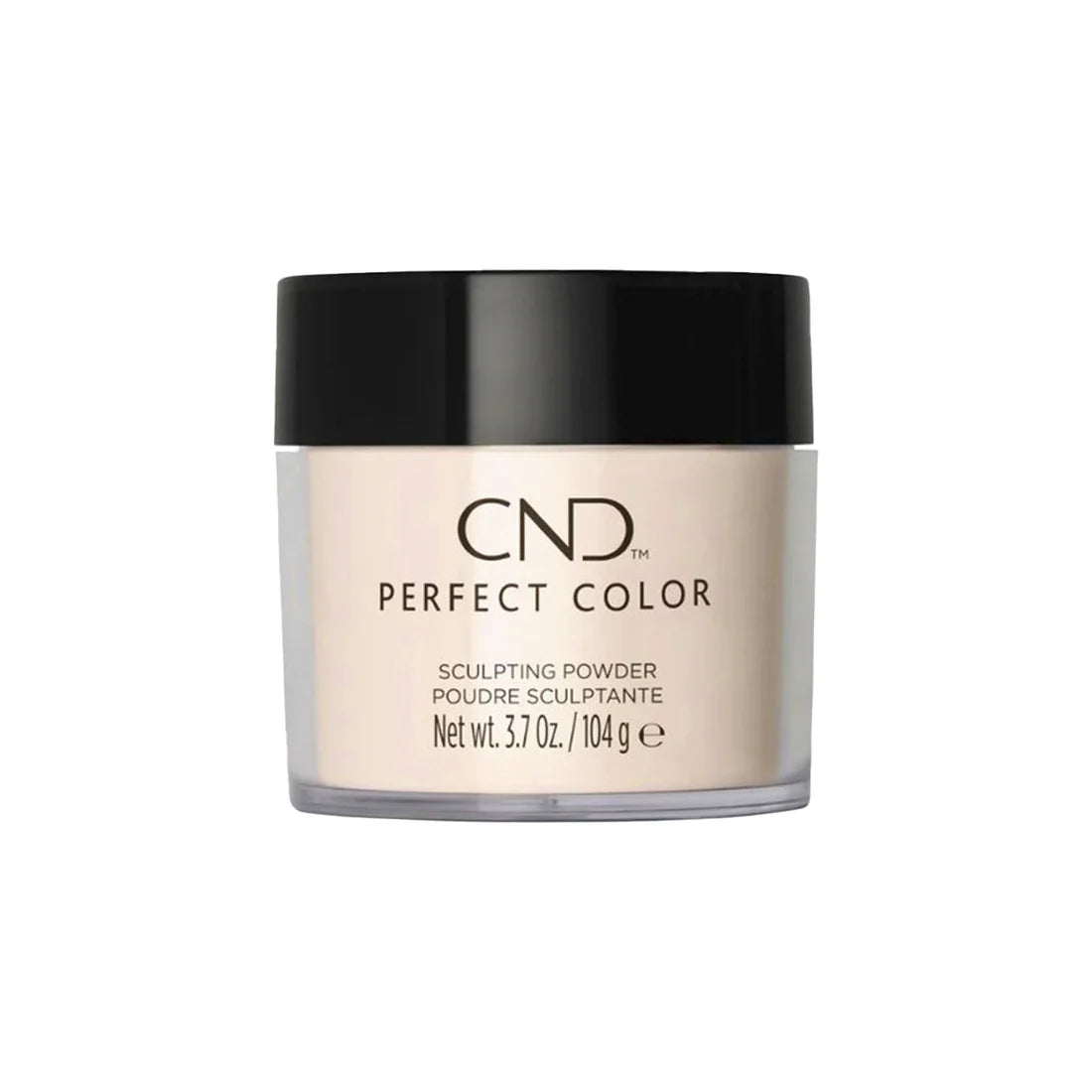 CND Perfect Color Powder in Warm Pink, 3.7 oz, used for creating acrylic nails with a smooth, warm pink finish.