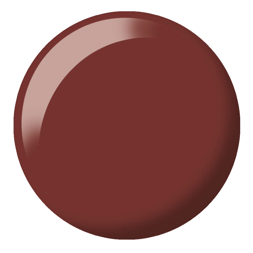 Dnd Diva Duo Gel & Polish - Chocolate Red 251 - Universal Nail Supplies