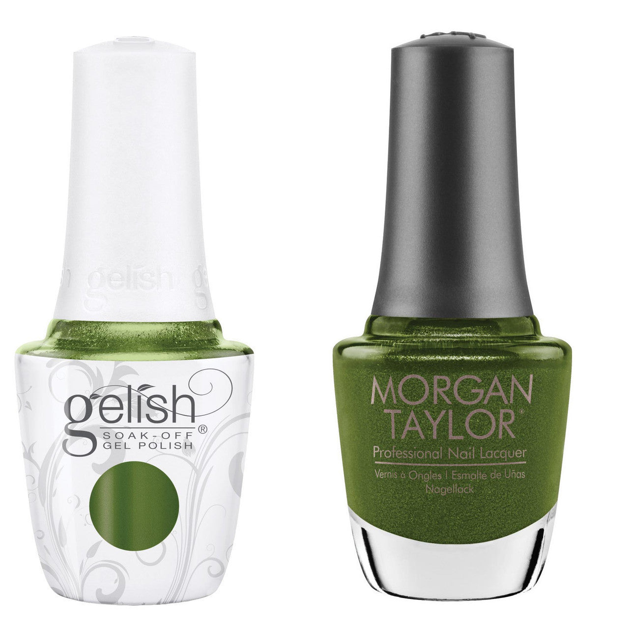 Gelish Gel Polish + Morgan Taylor Bad To The Bow #1110511 - Universal Nail Supplies
