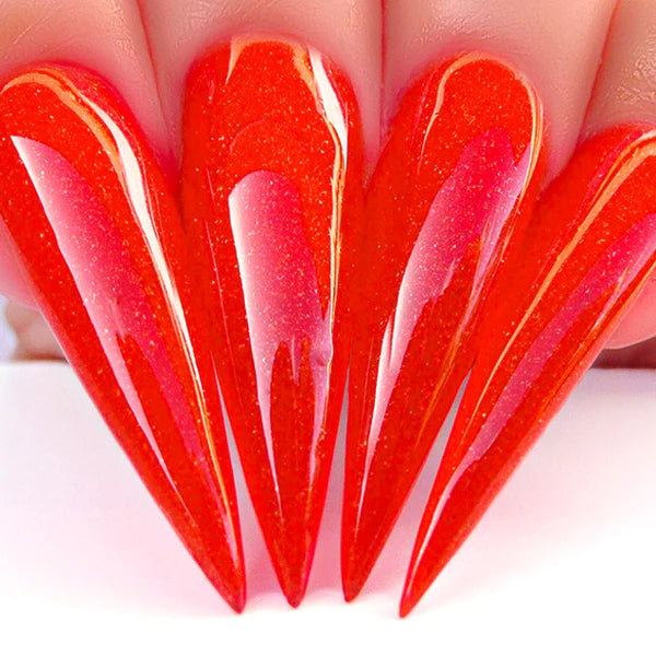 Kiara Sky Gel + Matching Lacquer - I'm Not Red-E Yet #424 - Universal Nail Supplies