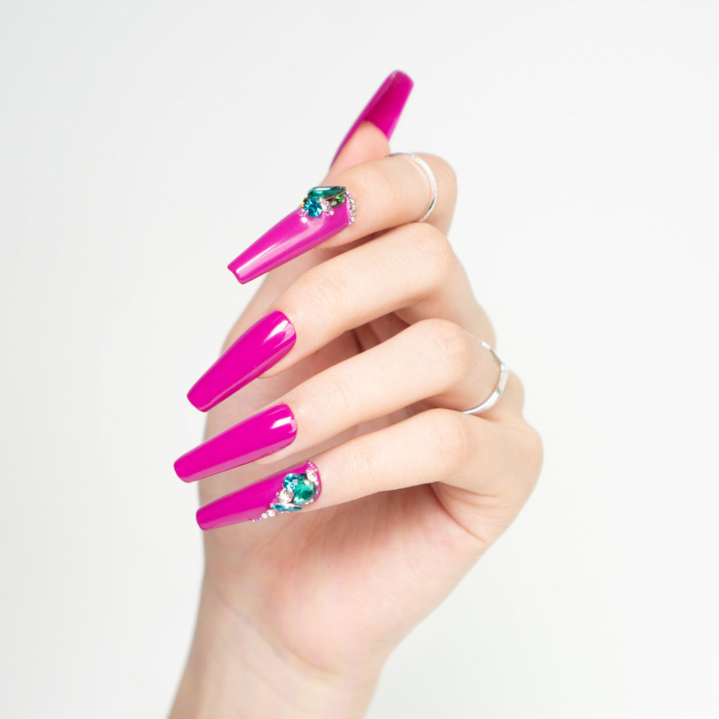 LeChat Perfect Match Gel + Matching Lacquer Fuchsia Freeze #279 (Clearance) - Universal Nail Supplies