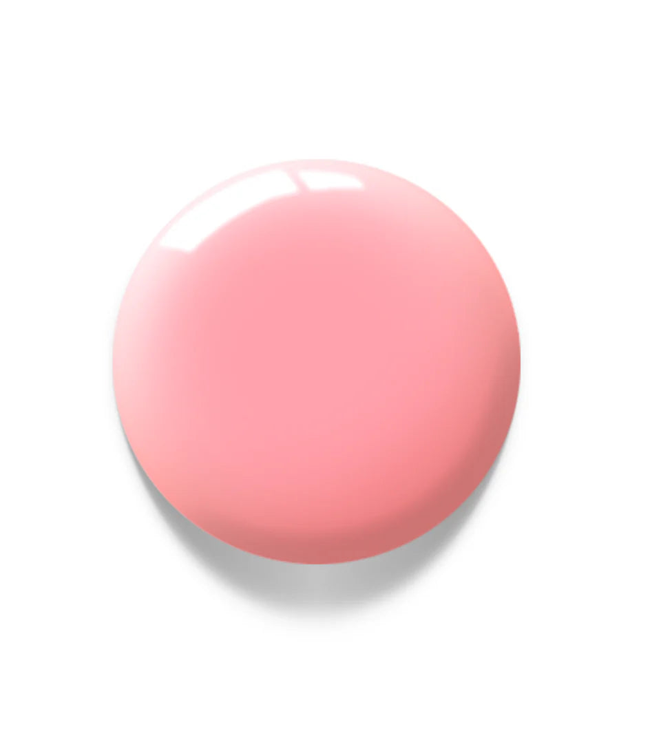 Luxio Cheeky gel polish in 15ml bottle, vibrant coral color, with the Luxio brand logo visible on the bottle.