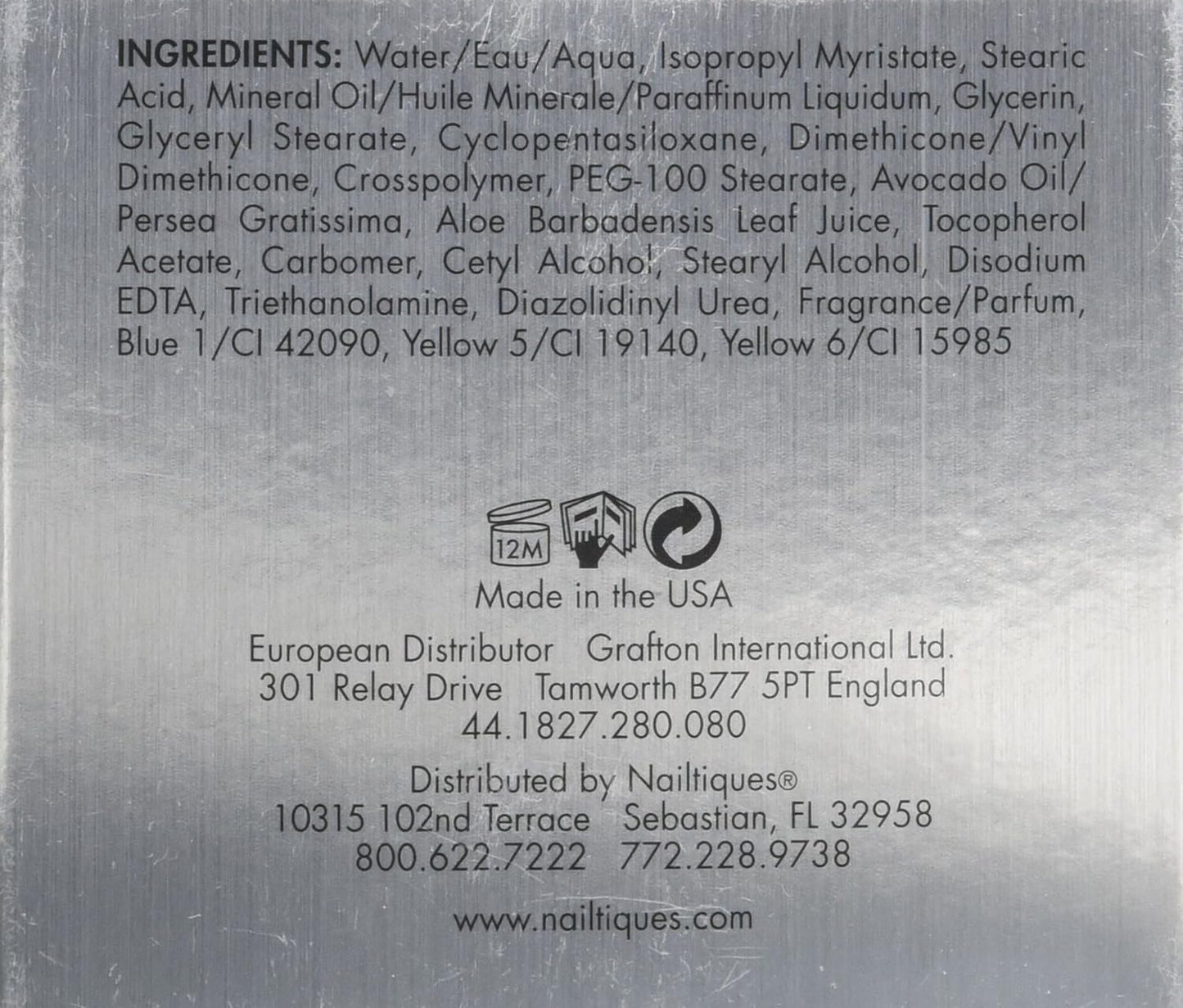 Nailtiques Avocado Foot Creme in 4-ounce jar, nourishing foot cream with avocado for soft, healthy feet.