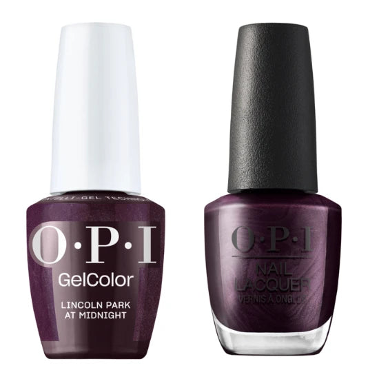 OPI Intelli-Gelcolor + Matching Lacquer Duo Lincoln Park At Midnight GCF046