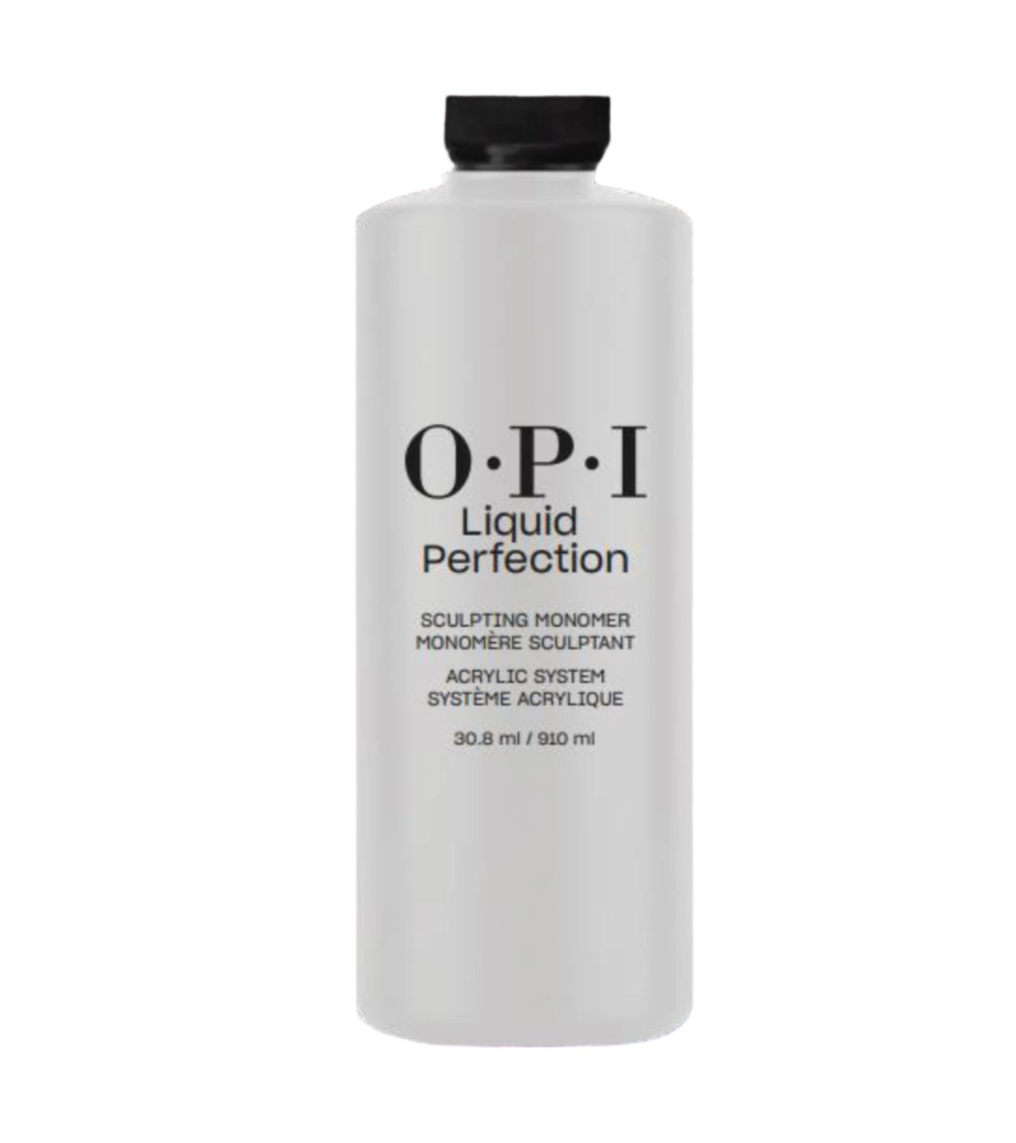 OPI Liquid Perfection Sculpting Monomer 30.8 fl oz for powder nail color application, from OPI Powder Perfection line.
