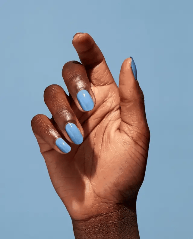 OPI Nature Strong Big Beautiful Planet nail polish in shade T036, vibrant blue-green color with glossy finish