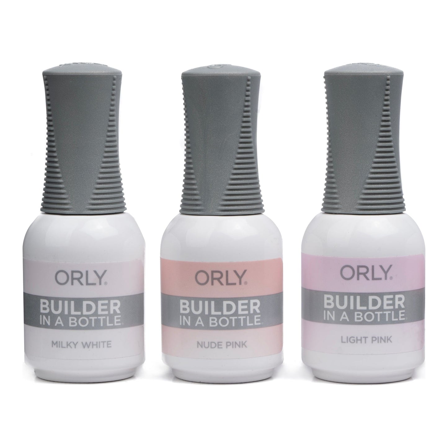 Orly Gel FX Builder in a Bottle gel nail polish in light pink, 0.6oz, with the bottle and applicator visible.