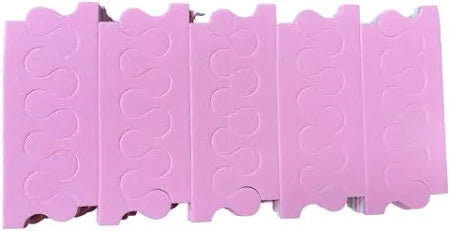 Toe Separators Set - 25 Pieces Premium Pedicure Tool Kit Super Soft & Durable Two Tone - Universal Nail Supplies