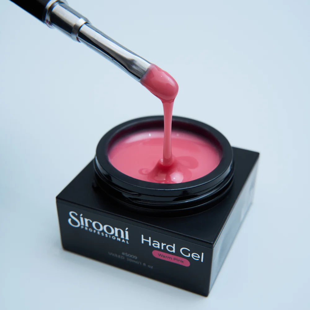 Sirooni Hard Gel - Warm Pink 30ml - Universal Nail Supplies
