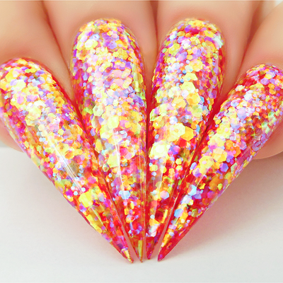 Kiara Sky 3D Sprinkle On Glitter - Citrus Got Real SP210 - Universal Nail Supplies