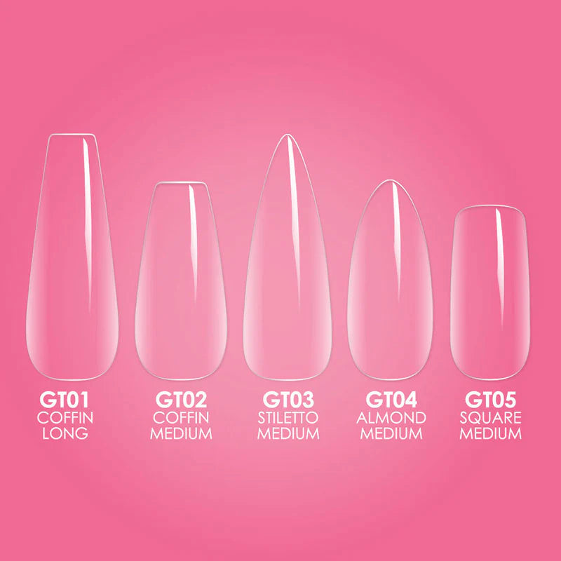 Kiara Sky Gelly Medium Stiletto Tips (Clearance) - Universal Nail Supplies