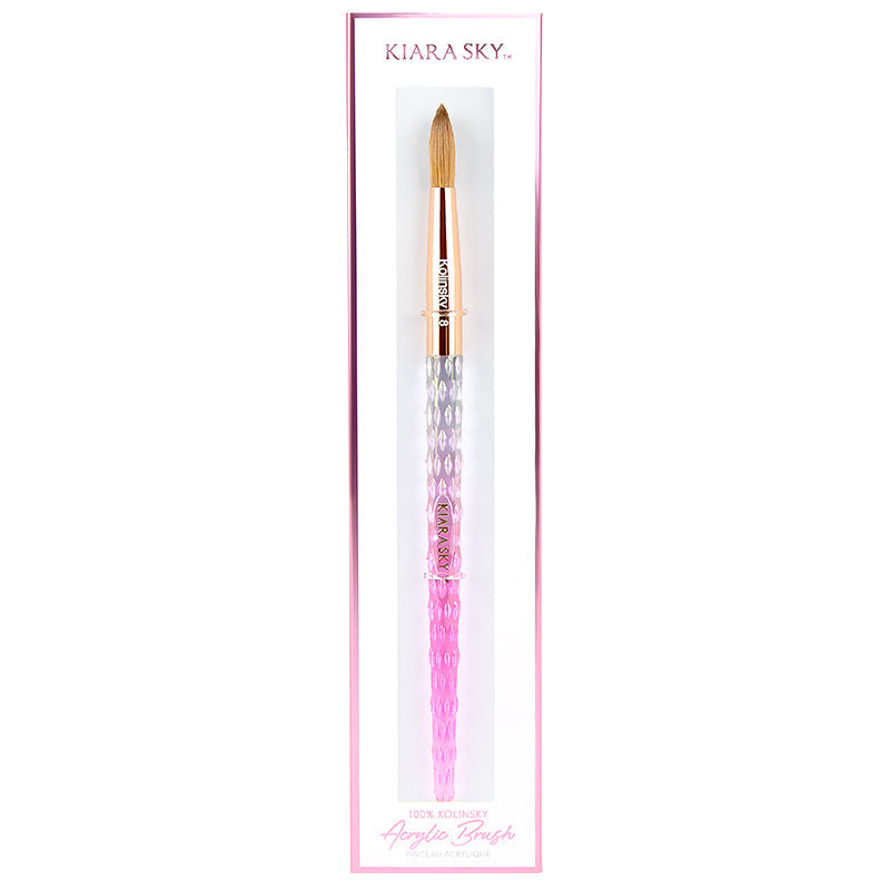 Kiara Sky - Kolinsky Acrylic Brush #8 - Universal Nail Supplies