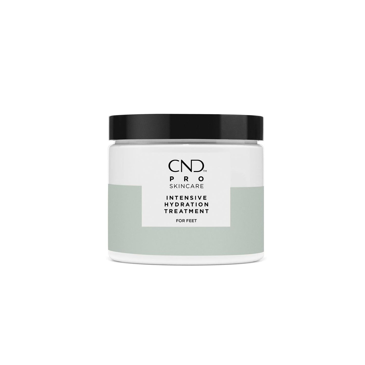 CND Pro Skincare Intensive Hydration Treatment for feet, displaying a moisturizing foot care product in a sleek bottle.