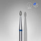 Diamond nail drill bit rounded bud blue EXPERT head diameter 1,6 mm / working part 3,4 mm