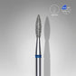 Diamond nail drill bit pointed flame blue EXPERT head diameter 2,1 mm / working part 8 mm