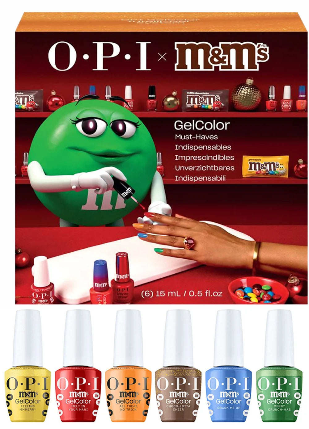 OPI IntelliGel M&M’s Holiday Winter 2026 - Kit #1