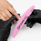 Sirooni Nail Buffer Half Moon Large - 100/180 Grit, 10 PCS Pink