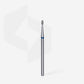 Diamond nail drill bit rounded bud blue EXPERT head diameter 1,6 mm / working part 3,4 mm