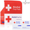 UNS Alcohol Prep Pads, 100 Pads per Box White 6cm x 6cm