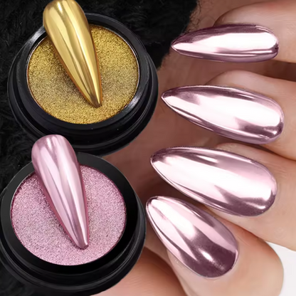ND Chrome Nail Glitter Powder Super Bright Solid Mirror Pigment Dust - Universal Nail Supplies