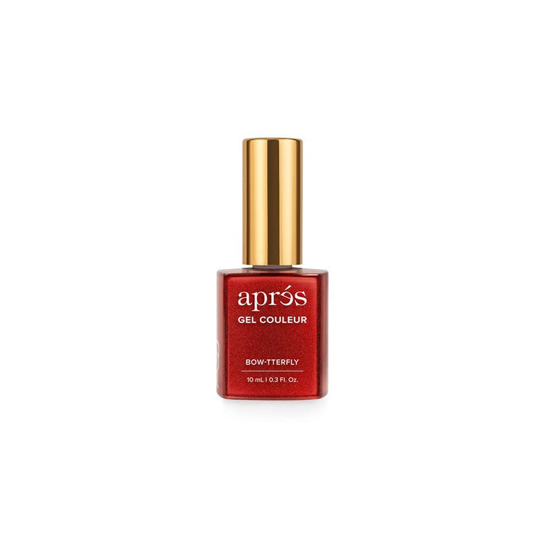 Aprés Nail Kitty Eye Gel Color Polish in Bow-tterfly Hello Kitty shade, 10mL bottle