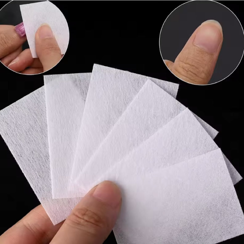 Lint-free Nail Polish Remover Napkin Cotton Wipes 600Pcs (Pink) - Universal Nail Supplies