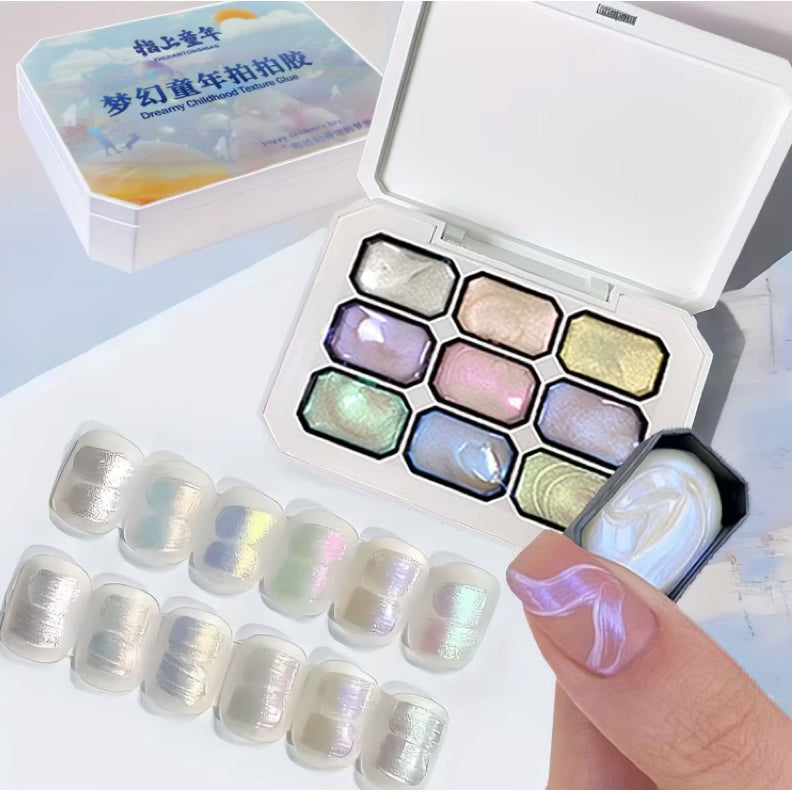 Gradient Patting Gel 9 Color – UV/LED Soak Off Nail Art Gel (1pc) - Universal Nail Supplies