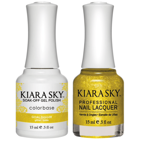 Kiara Sky Gel + Matching Lacquer - Goal Digger #486 - Universal Nail Supplies