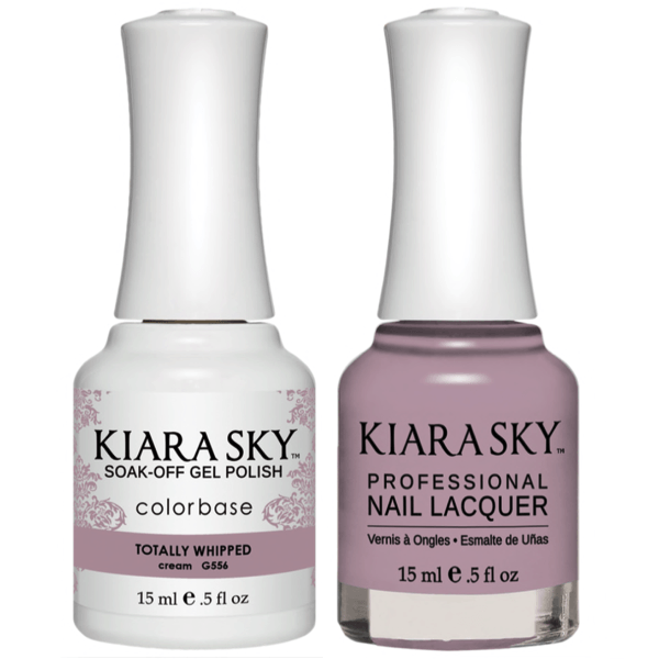 Kiara Sky Gel + Matching Lacquer - Totally Whipped #556 - Universal Nail Supplies