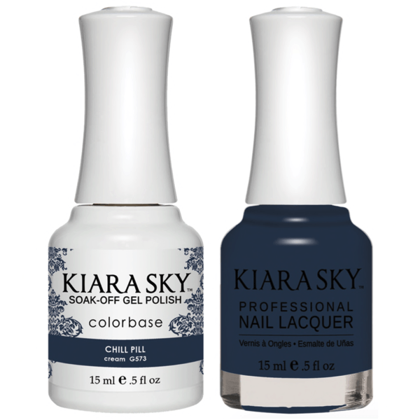 Kiara Sky Gel + Matching Lacquer - Chill Pill #573 - Universal Nail Supplies