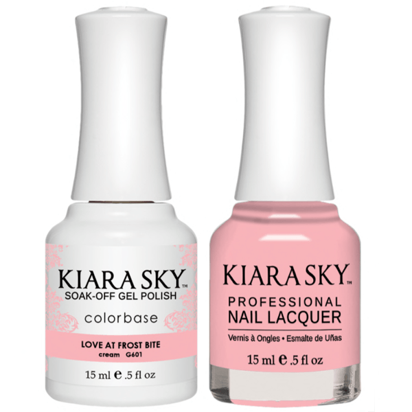 Kiara Sky Gel + Matching Lacquer - Love At Frost Bite #601 - Universal Nail Supplies