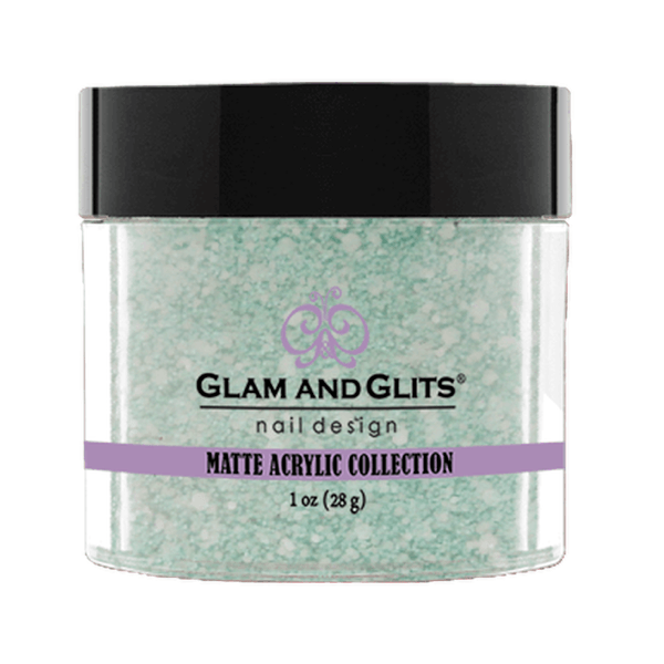 Glam and Glits Matte Acrylic Collection - Sweet Mint #MA611 - Universal Nail Supplies