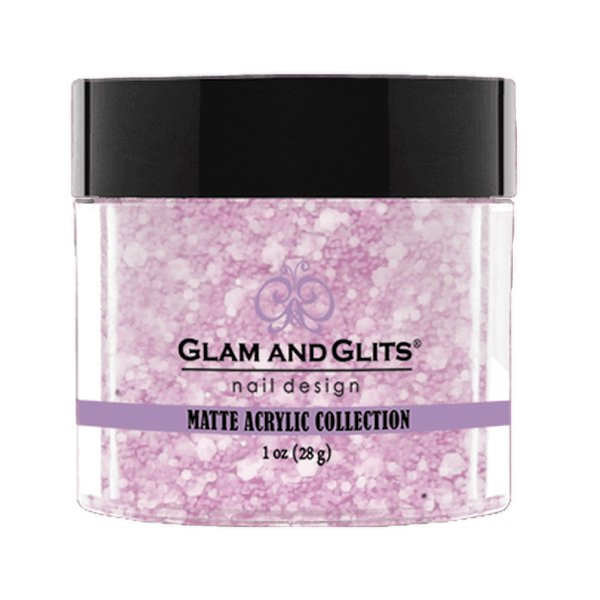 Glam and Glits Matte Acrylic Collection - Lavender Ice #MA612 - Universal Nail Supplies